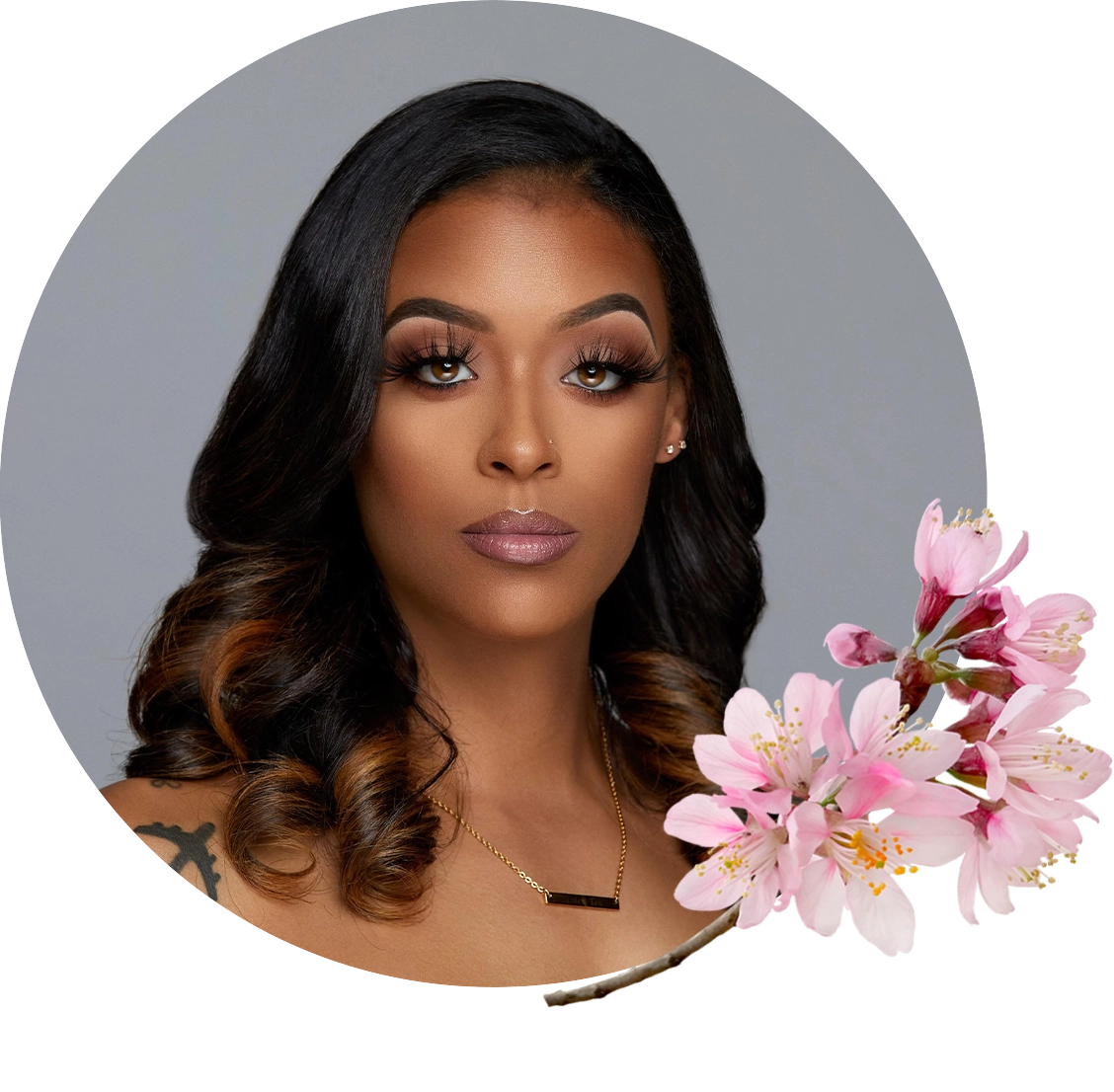 Amber Pink Cherry Blossom