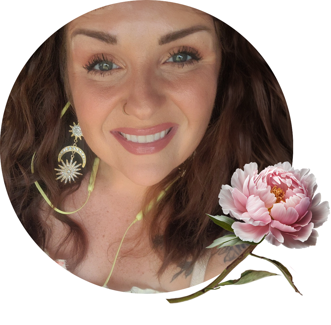 Chantelle Pink:White Peonies