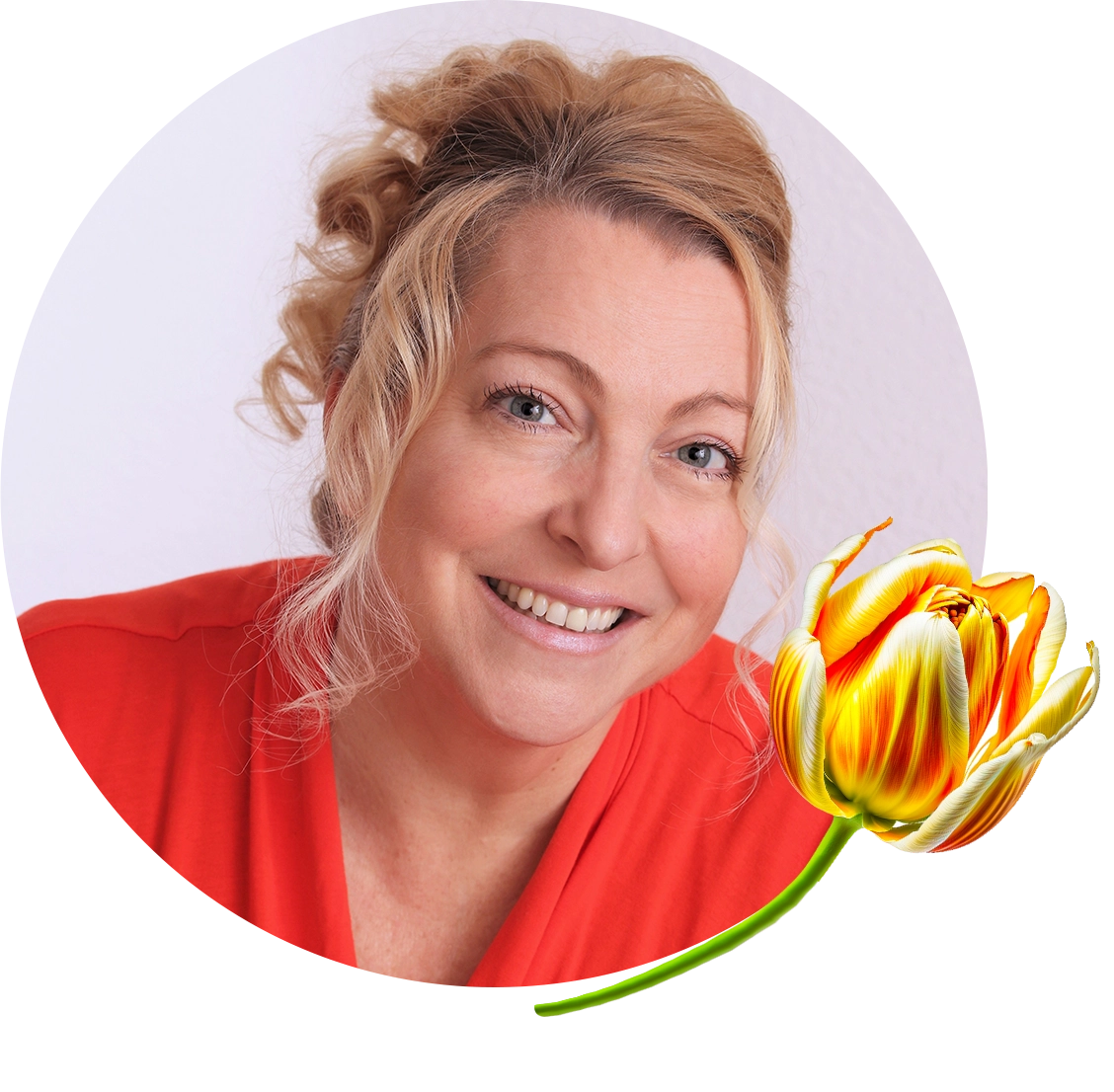 Theresa Yellow:Orange Tulip